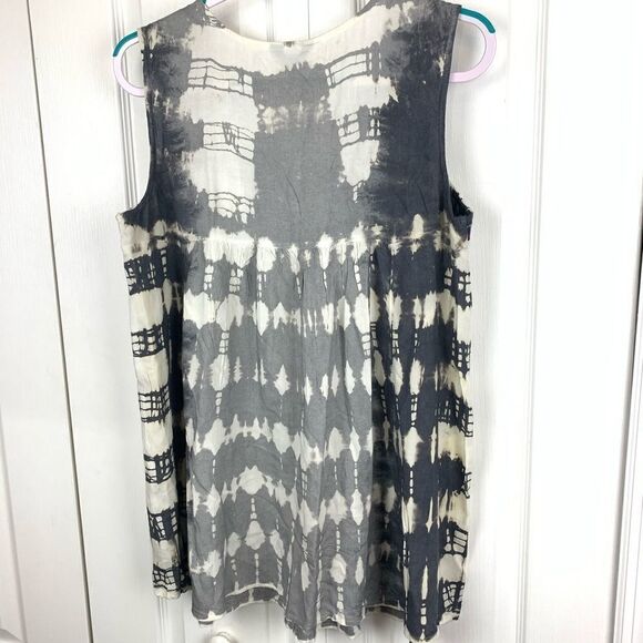 Intro Tassel Tie Dye Tank Blouse‎ - Picture 4 of 4
